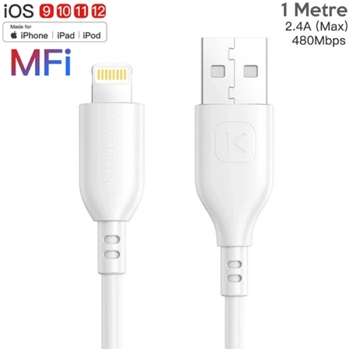 KUULAA 1M MFI Sertifikalı İPhone Usb Şarj  kablosu-(5775)
