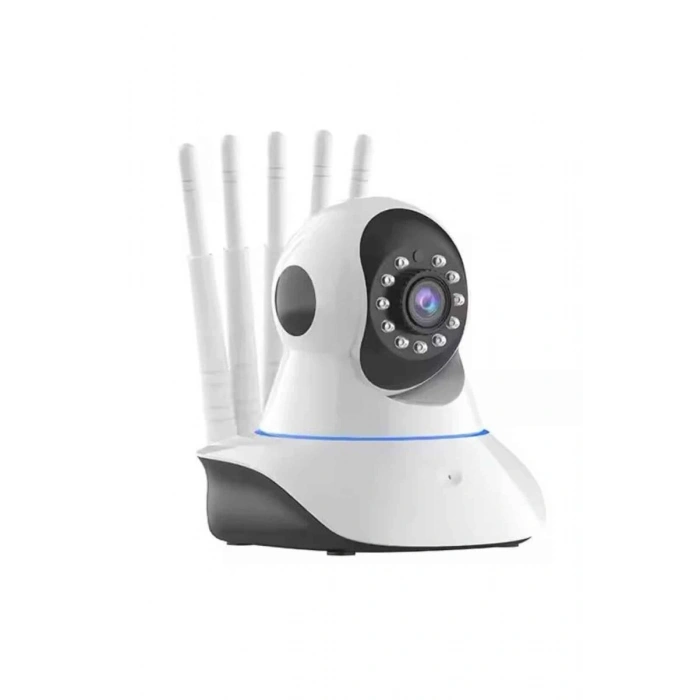 LED Aydınlatmalı 5 Antenli Motorlu 1080P Wifi Kamera Sensörlü