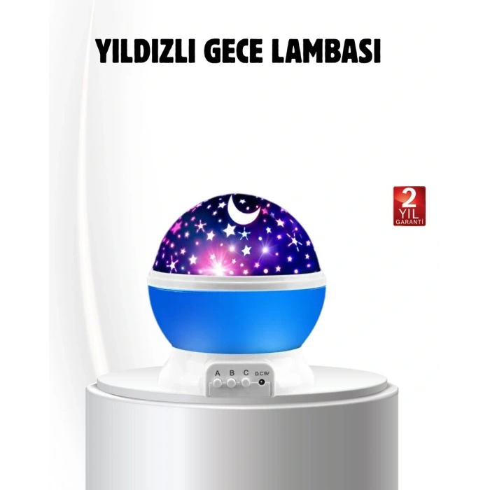 LED Gece Lambası 6 Renk Seçenekli Yumuşak Işıklı Uyku Yardımcı Lamba