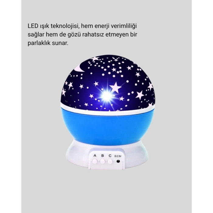 LED Gece Lambası 6 Renk Seçenekli Yumuşak Işıklı Uyku Yardımcı Lamba
