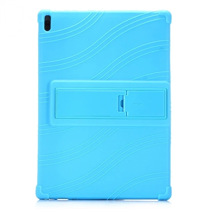 Lenovo Tab E10 TB-X104F Tab 4 10.1 Inch Tablet Standlı Silikon Kılıf-(5775)