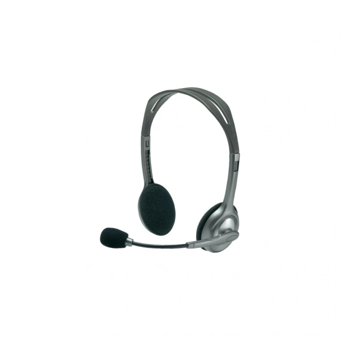 LOGITECH H110 981-000271 35mm Jac Çağrı Merkezi Ofis Toplantı Konuşmacı Tipi Microfonlu Kulaklık(1923)