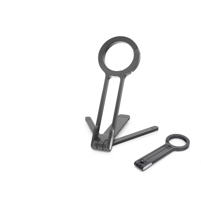 Manyetik Katlanir Masaüstü Telefon Standi Metal - Siyah ND8030