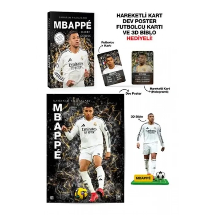 Mbappé - Sahanın Yıldızları - 3D Biblo Hediyeli!