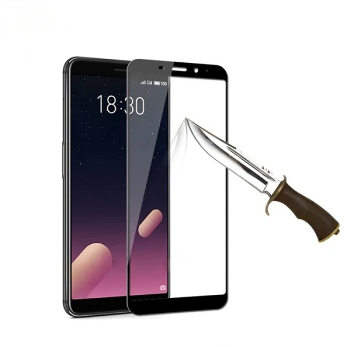 Meizu M6s 3d Full Kaplama Kırılmaz Cam Ekran Koruyucu-(5775)