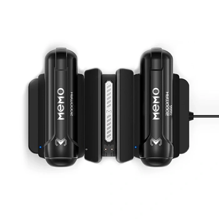 MEMO DL10 - CX12 Telefon Soğutucu Fan Batarya Şarj Paneli + 2 Yedek Powerbank-(5775)