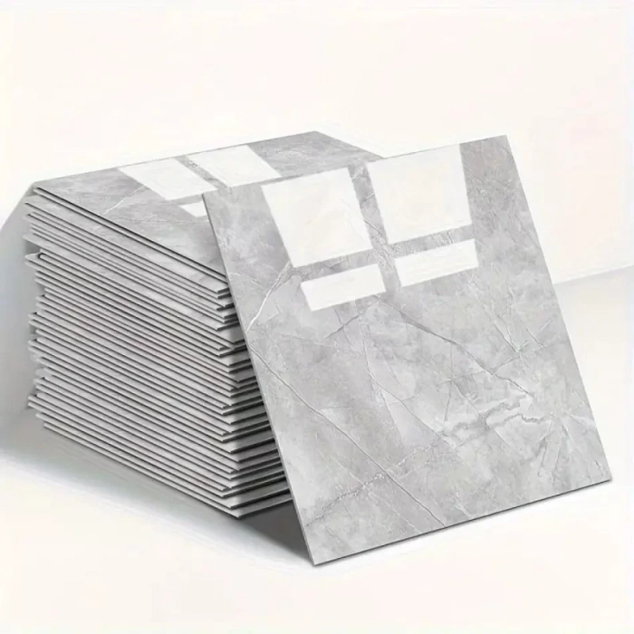 Mermer Desen Duvar Sticker Gri 30 x 30 Cm 1 Adet