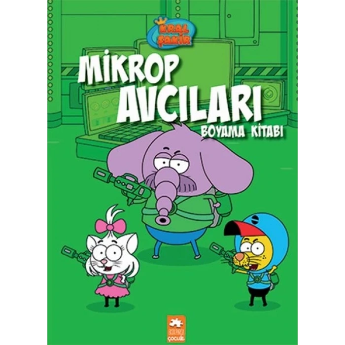 Mikrop cıları Boyama Kitabı