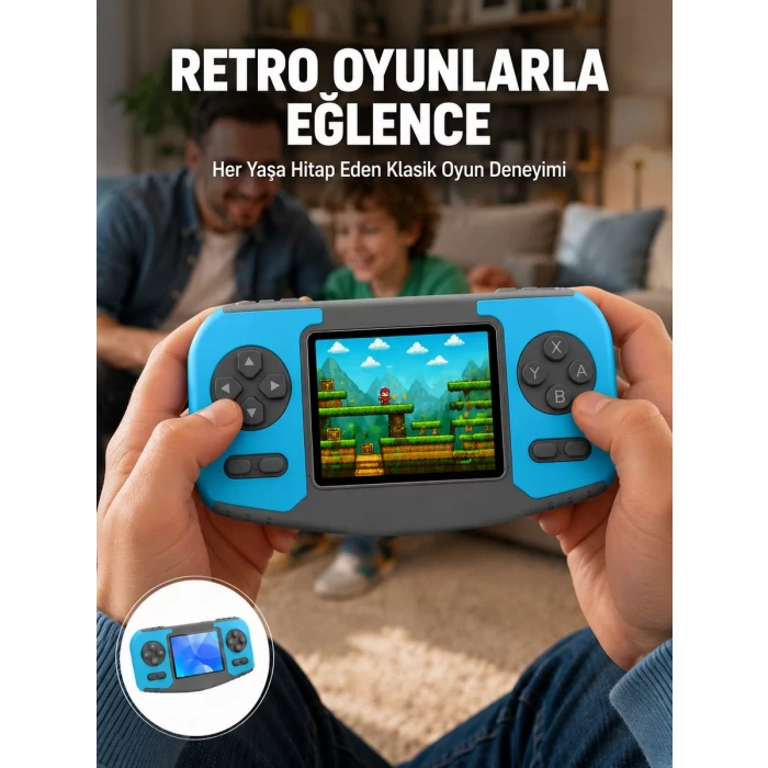 Mini Arcade Oyun Konsolu Hafif Taşınabilir Çocuk Hediyelik