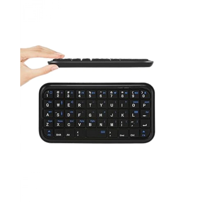 Mini Bluetooth Klavye Kablosuz Taşınabilir Cep Boyutu Klavye