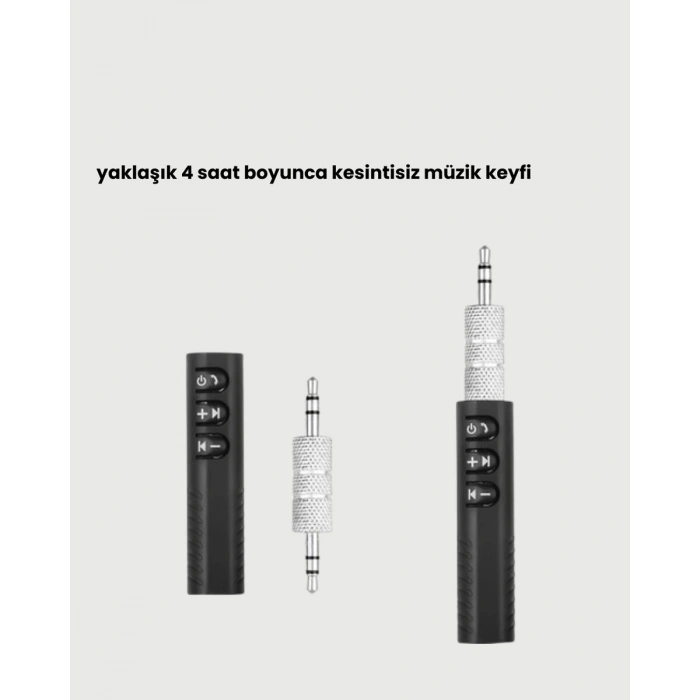 Mini Bluetooth Ses Adaptörü – Hoparlör Araç Radyosu ve Kulaklık İçin
