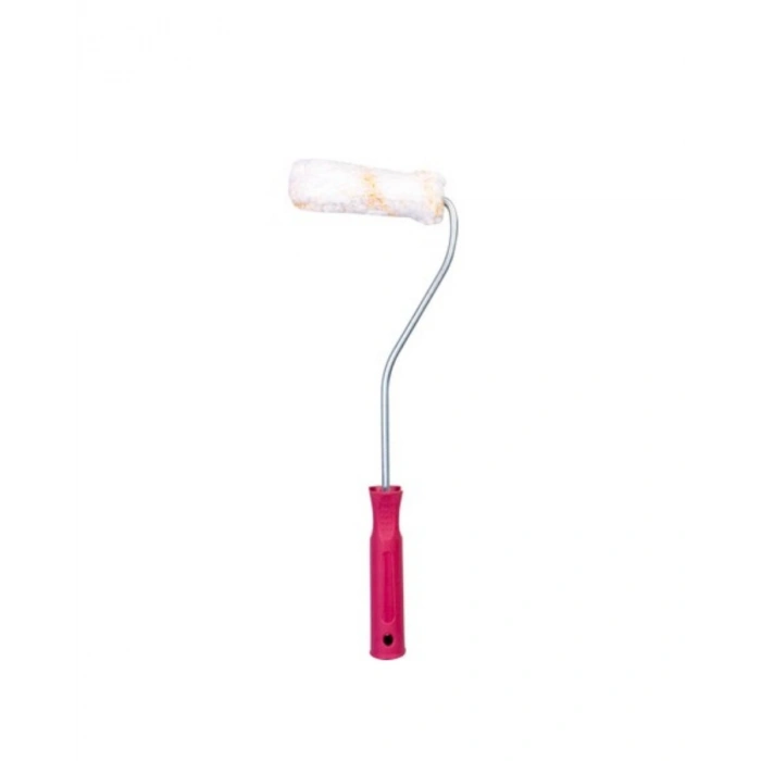 Mini Boya Fırça Seti 10 Cm Rulo Fırça 6 Adet Yedek Rulo Hediyeli Duvar Boyama Aparatı