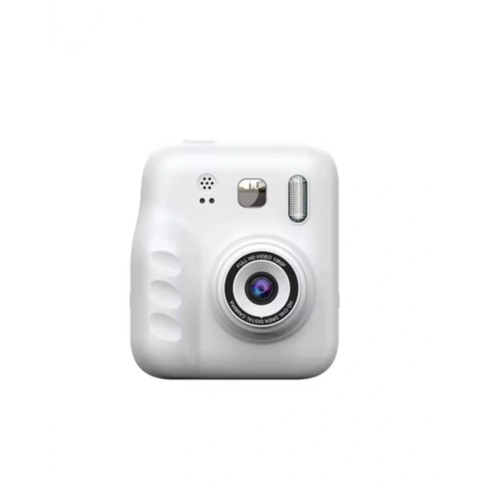 Mini Çocuk Fotoğraf Makinesi Baskı Özellikli Video Çekim 4 Kağıt Rulo Hediyeli