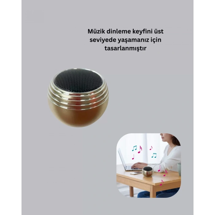 Mini Kablosuz Hoparlör Derin Bas TWS Bağlantı Şarjlı Model Yeni Nesil