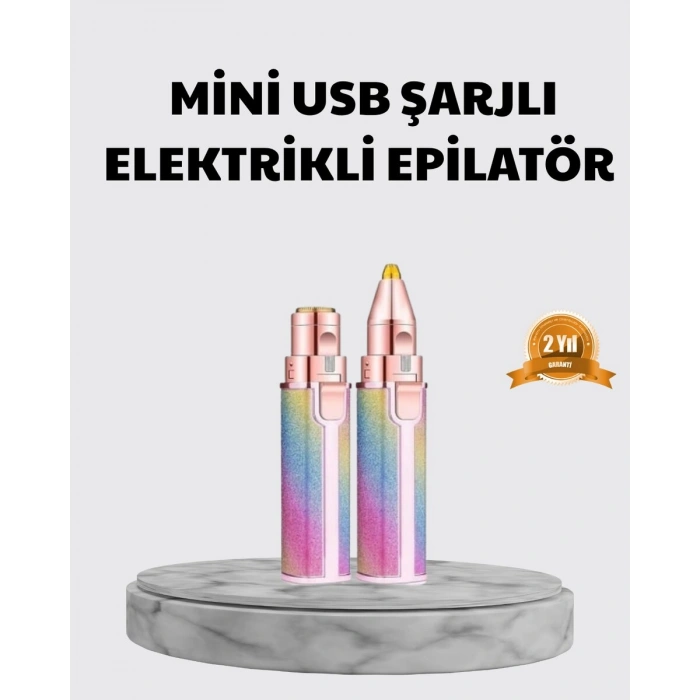 Mini Yüz ve Kaş Epilatörü – 8000 RPM Güçlü Motor ve Paslanmaz Çelik Başlık
