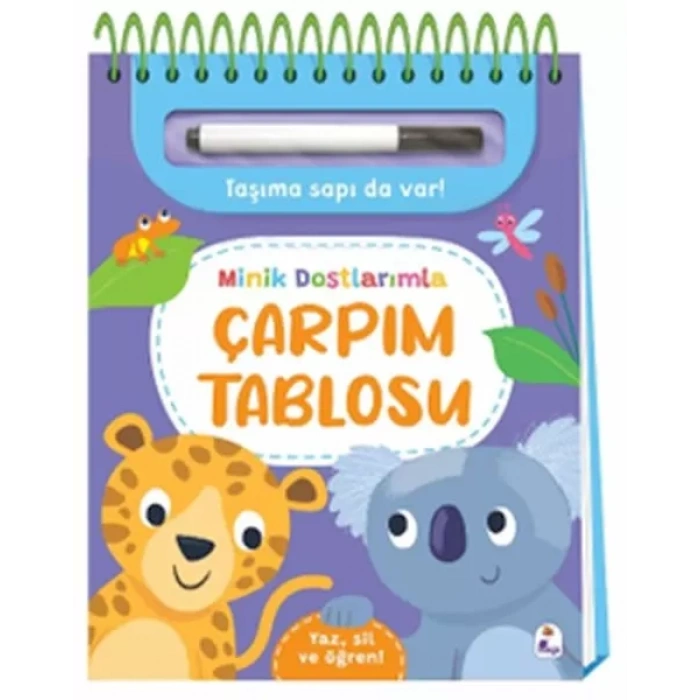 Minik Dostlarımla Çarpım Tablosu – Yaz, Sil ve Öğren