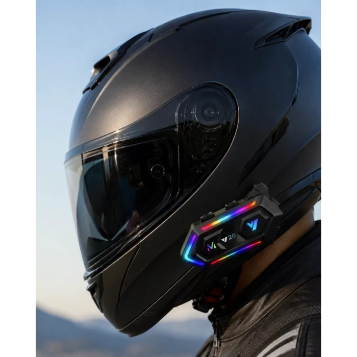 Motosiklet Kaskı İçin Bluetooth Intercom Kulaklık Uzun Pil Ömrü