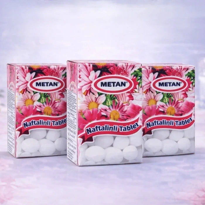 Naftalinli Tablet - Güve Kovucu - Dolap ve Çekmece Koruyucu