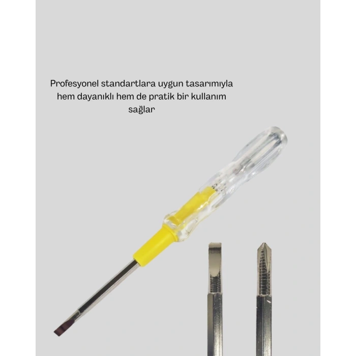 Neon Işıklı Elektrik Kontrol Kalemi