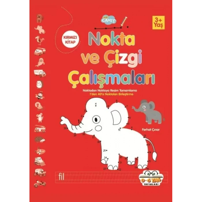 Nokta ve Çizgi Çalışmaları Kırmızı