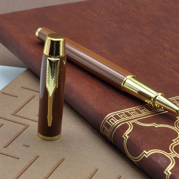 Öğretmenler Günü Hediyesi Kutulu Deri Defter Kalem Seti