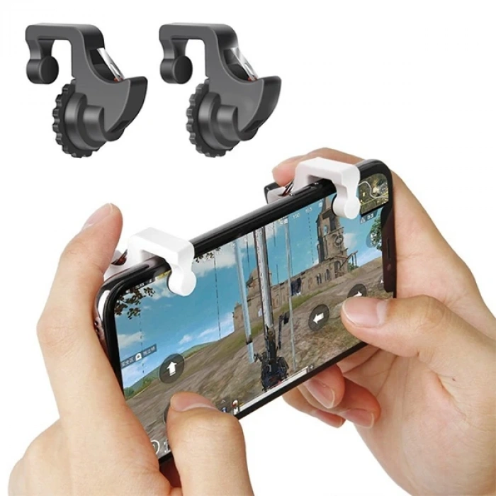 One Pair Profesyonel Joystick Pubg Oyun Ateşleyici Aparat 2 Adet-(5775)