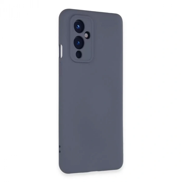 One Plus 9 Kılıf Nano İçi Kadife Silikon - Gri