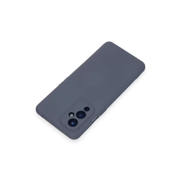 One Plus 9 Kılıf Nano İçi Kadife Silikon - Gri