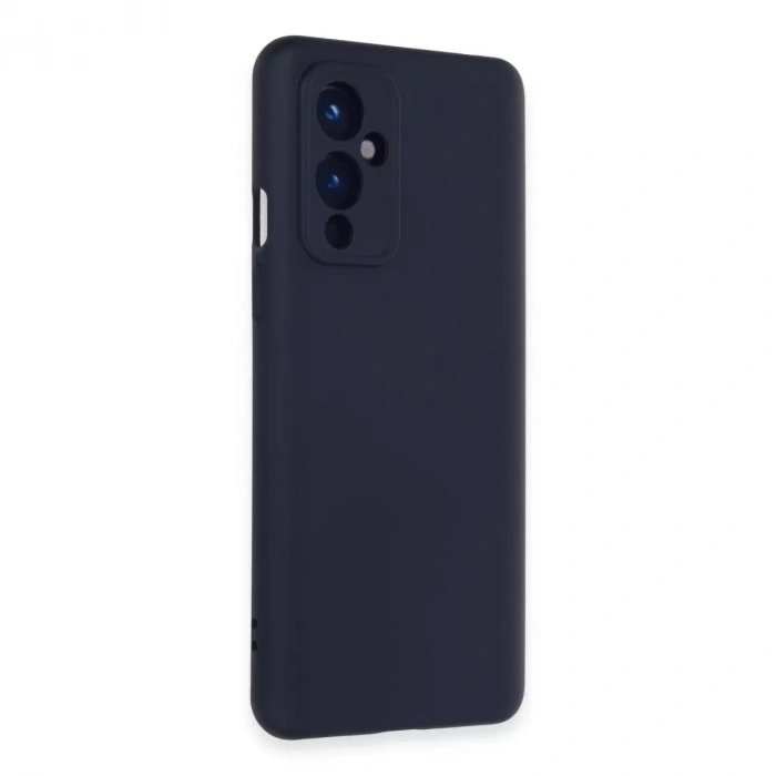 One Plus 9 Kılıf Nano İçi Kadife Silikon - Lacivert