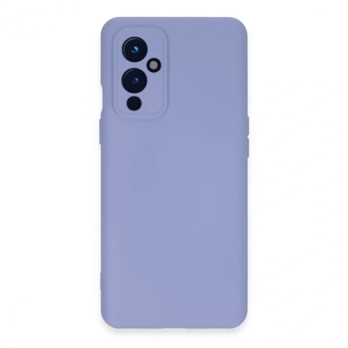 One Plus 9 Kılıf Nano İçi Kadife Silikon - Lila