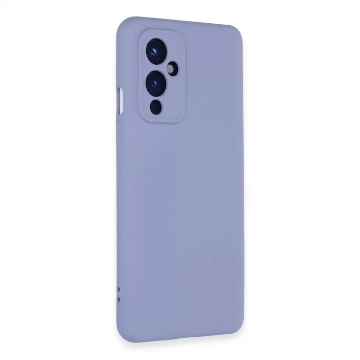 One Plus 9 Kılıf Nano İçi Kadife Silikon - Lila