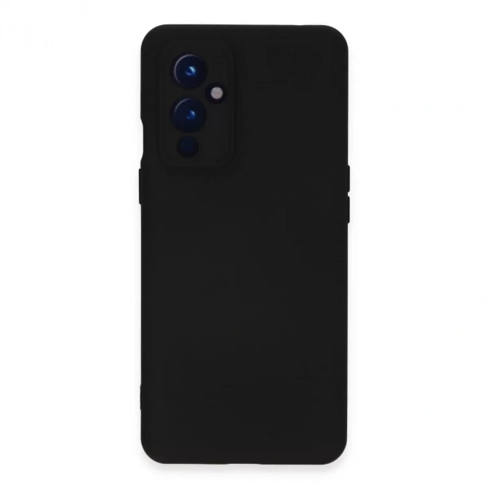 One Plus 9 Kılıf Nano İçi Kadife Silikon - Siyah