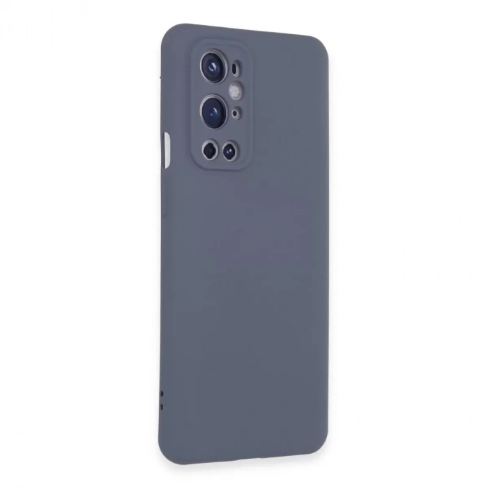 One Plus 9 Pro Kılıf Nano İçi Kadife Silikon - Gri