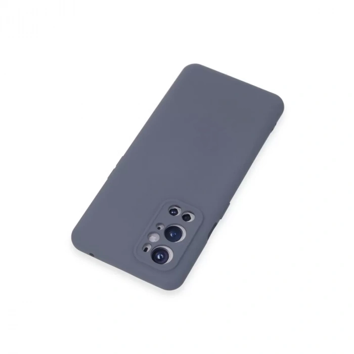 One Plus 9 Pro Kılıf Nano İçi Kadife Silikon - Gri