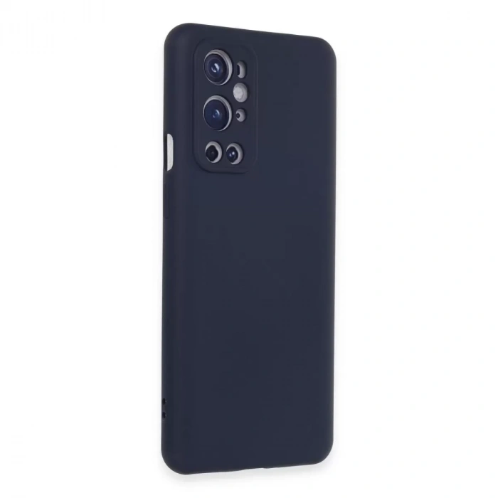 One Plus 9 Pro Kılıf Nano İçi Kadife Silikon - Lacivert