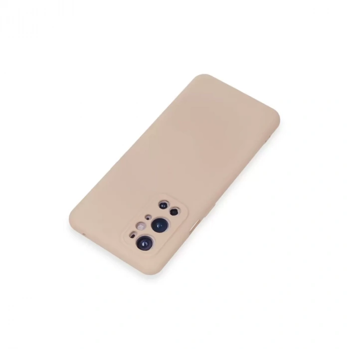 One Plus 9 Pro Kılıf Nano İçi Kadife Silikon - Pudra