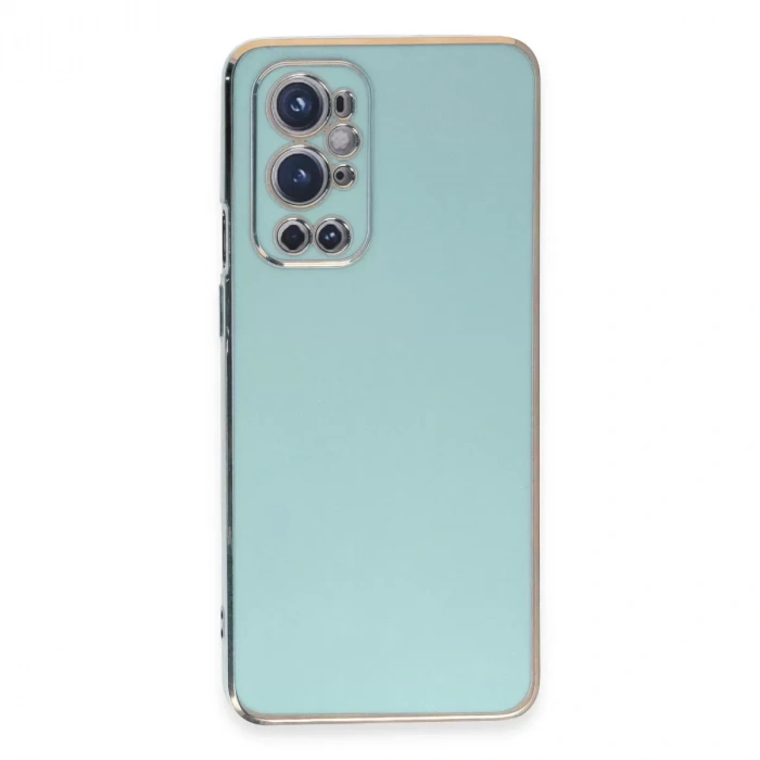 One Plus 9 Pro Kılıf Volet Silikon - Açık Yeşil