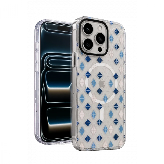 Onegif  İphone 16 Pro Max Desina Magsafe Kapak - Desen 4