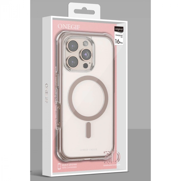 Onegif  İphone 16 Pro Max Hulk Magsafe Kapak - Titan Gri
