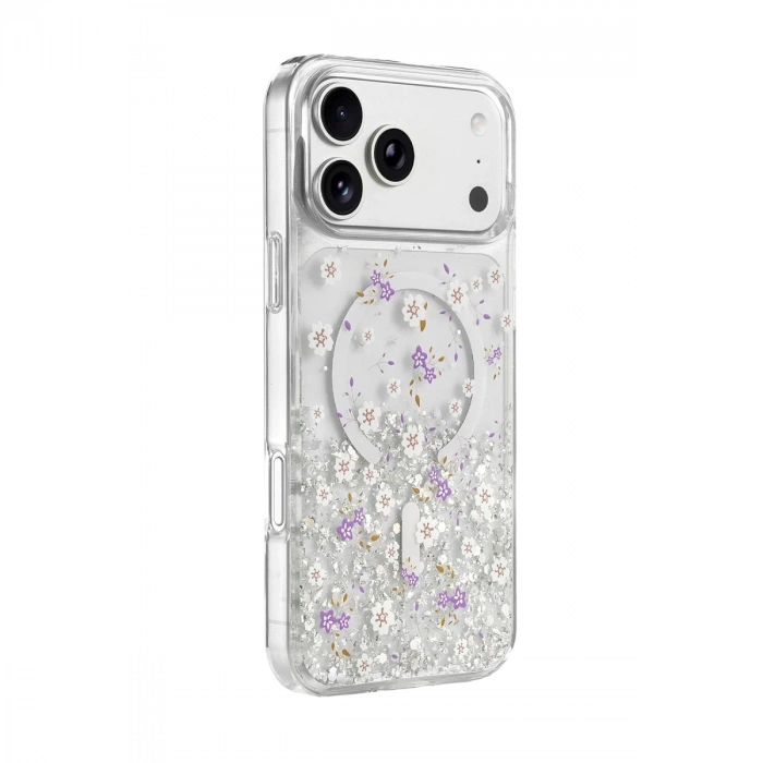 Onegif  İphone 17 Pro Max Misk Simli Magsafe Kapak - Desen 2