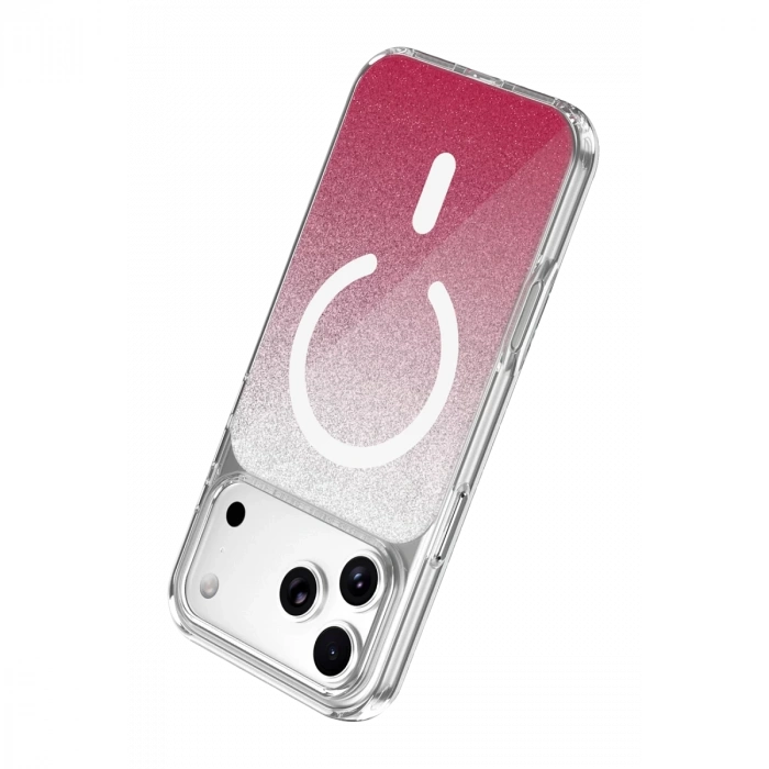 Onegif  İphone 17 Pro Max Sora Simli Magsafe Kapak - Kırmızı