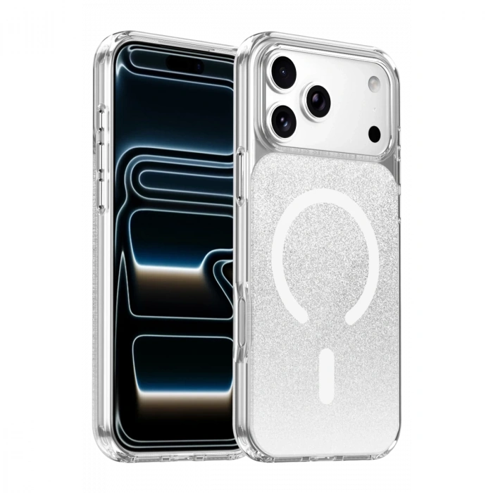 Onegif  İphone 17 Pro Sora Simli Magsafe Kapak - Beyaz