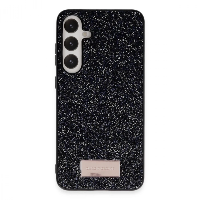 Onegif Samsung Galaxy A05s Bright Simli Kapak - Siyah