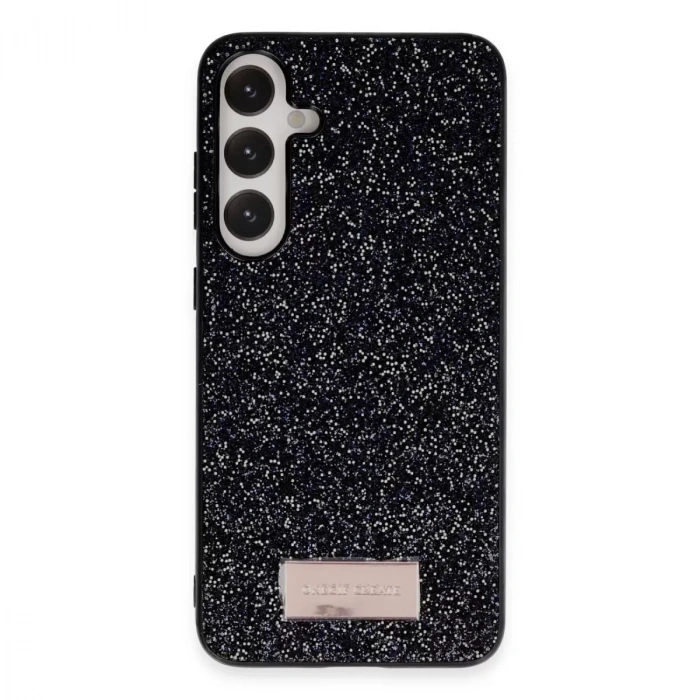 Onegif Samsung Galaxy A55 5g Bright Simli Kapak - Siyah