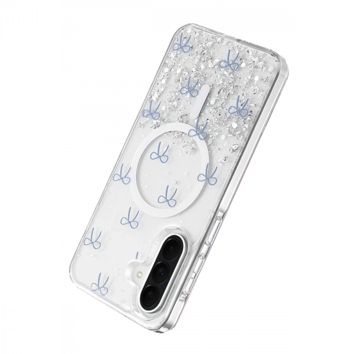 Onegif Samsung Galaxy A56 Misk Simli Magsafe Kapak - Desen 3