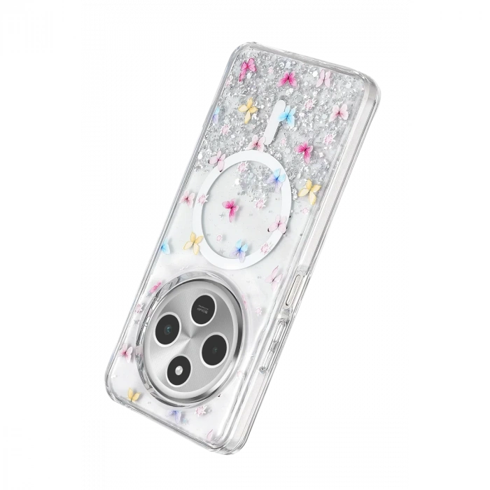 Onegif Xiaomi Redmi 14c Misk Simli Magsafe Kapak - Desen 4