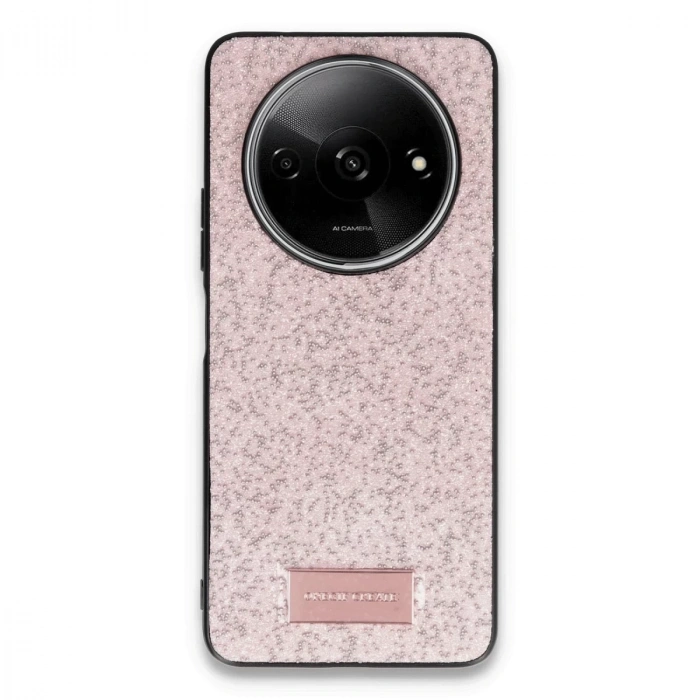 Onegif Xiaomi Redmi A3 4g Bright Simli Kapak - Pembe