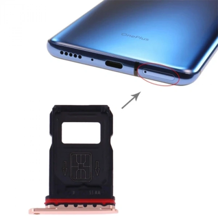 OnePlus 7 Pro Sim Kart Kapağı Tutucu Sim Yuvası-(5775)