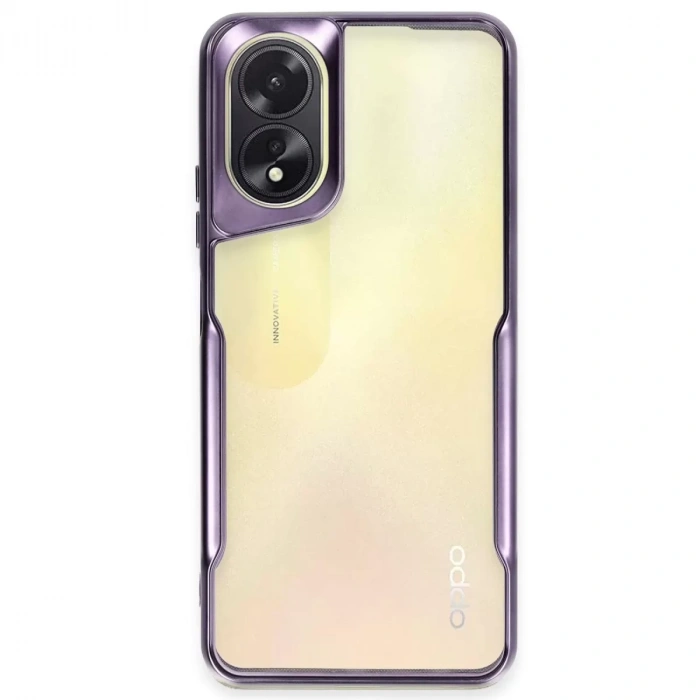 Oppo A38 Kılıf Boyi Silikon Kapak - Derin Mor