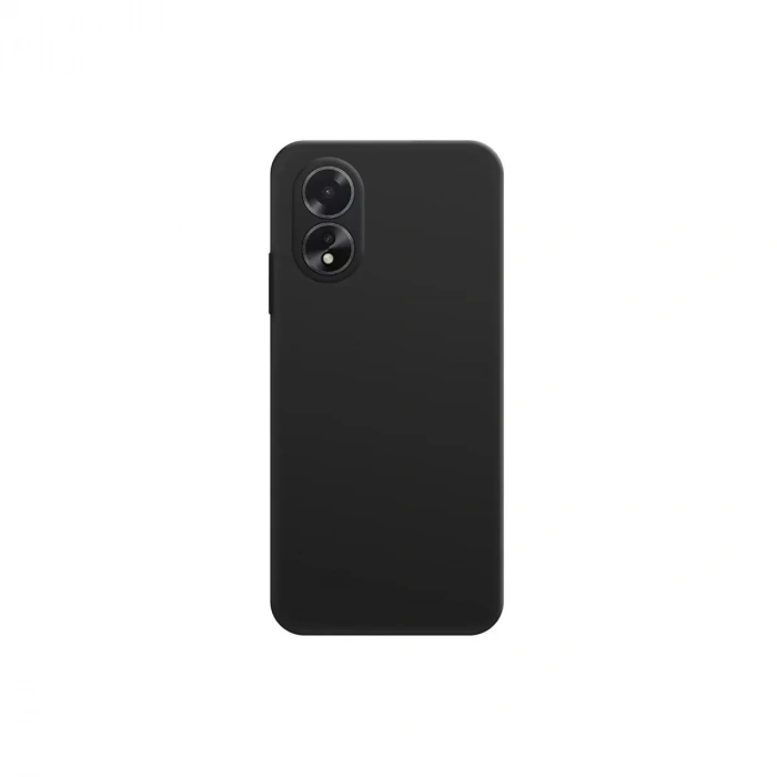 Oppo A38 Kılıf First Silikon - Siyah